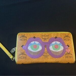 MCM x Craig & Karl Eyes on the Horizon Zip Around Wallet Limited Edition Pop Art